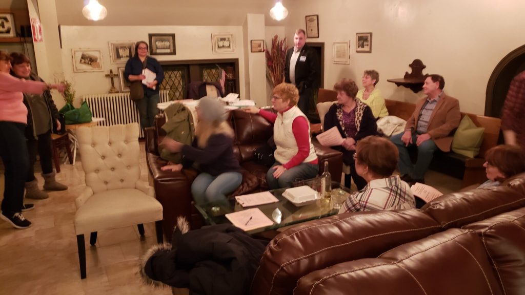 Meeting of Kiski Valley Democrats in 2020.